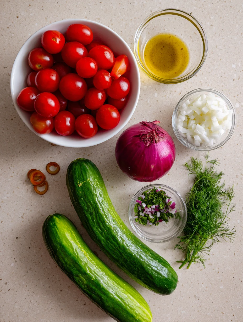Cucumber Tomato Salad