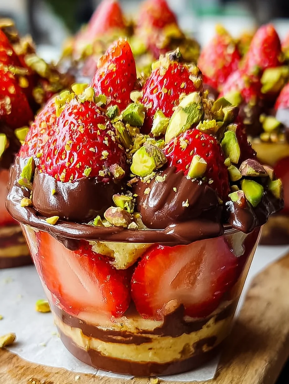 Dubai Chocolate Strawberries