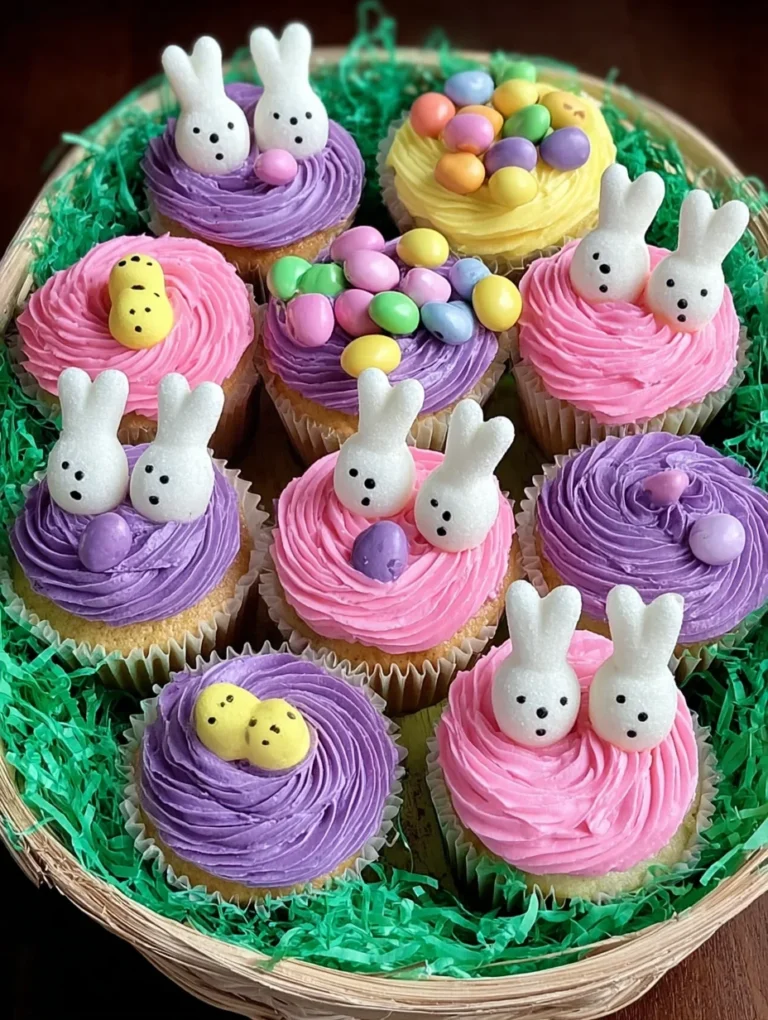 Easter Basket Cupcakes