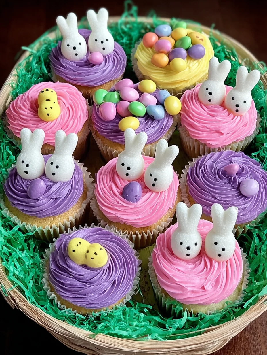 Easter Basket Cupcakes