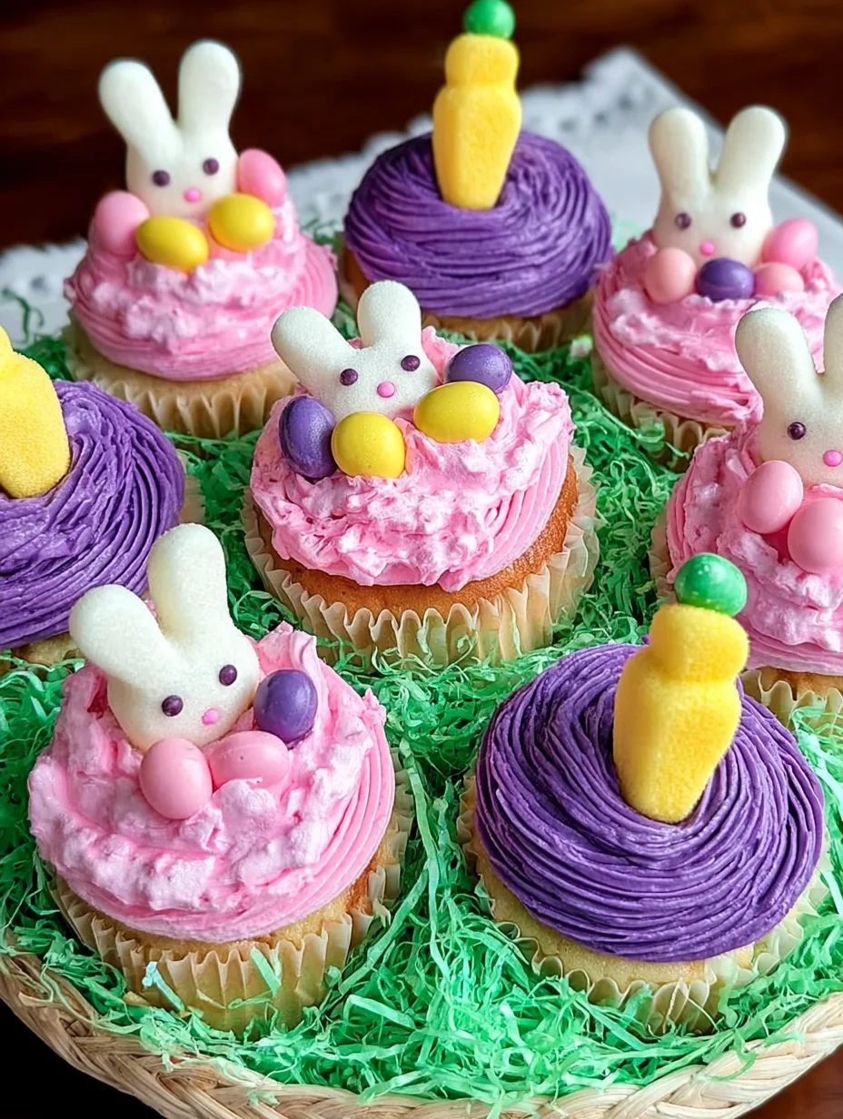 Easter Basket Cupcakes