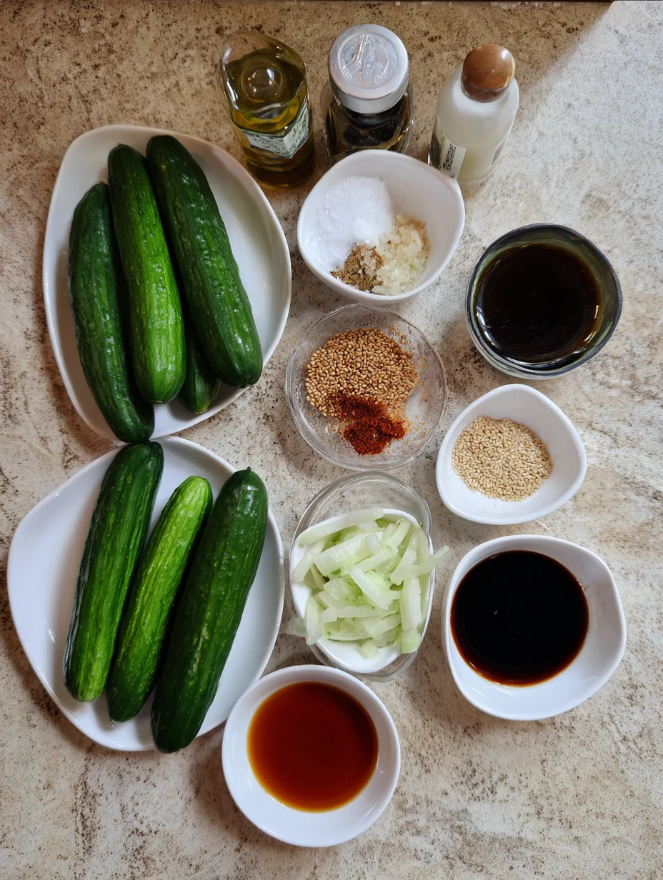 Easy Asian Cucumber Salad