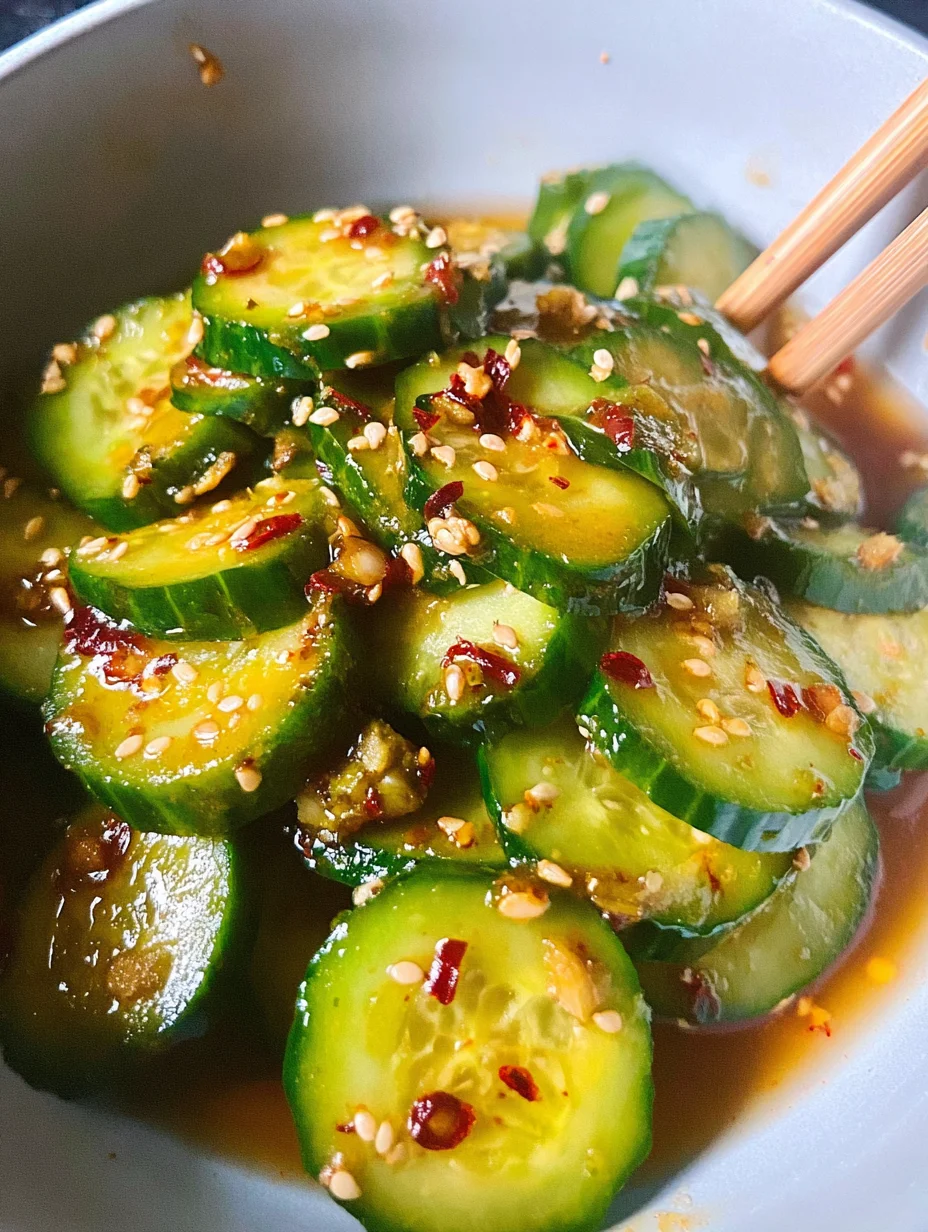 Easy Asian Cucumber Salad