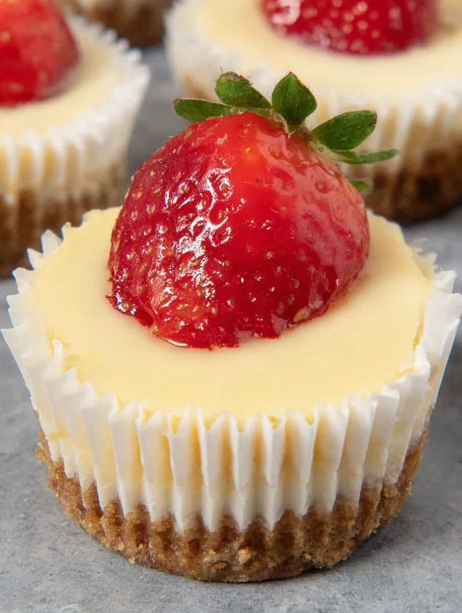 Easy Mini Cheesecakes