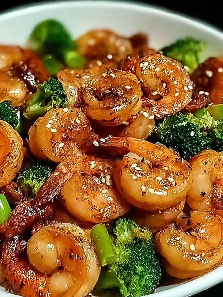 High-Protein Honey Garlic Shrimp