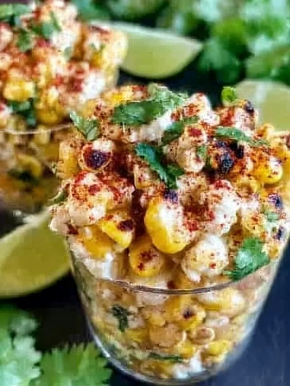 Mexican Street Corn Salad Cups