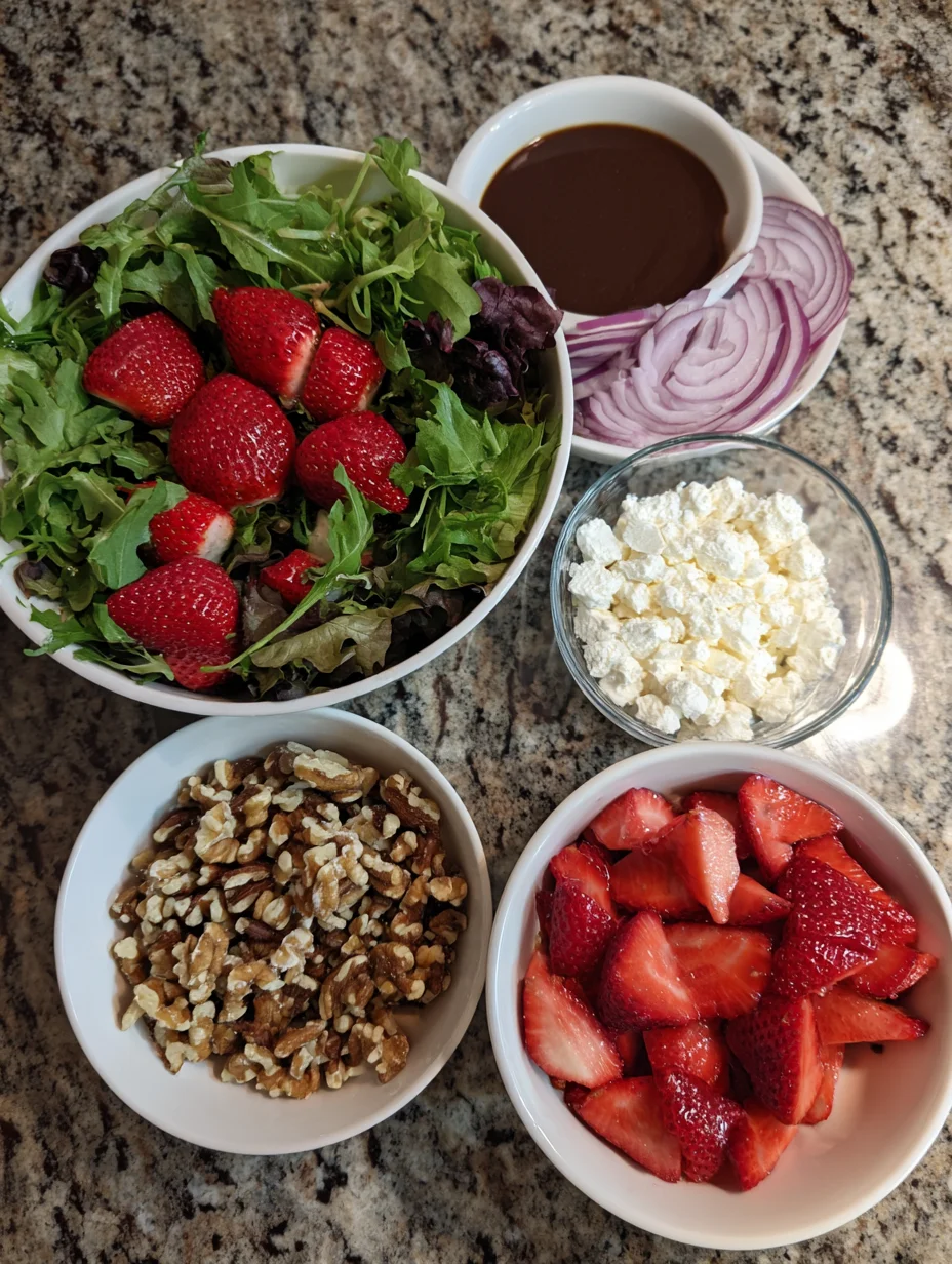 Quick Easter Strawberry Spring Salad