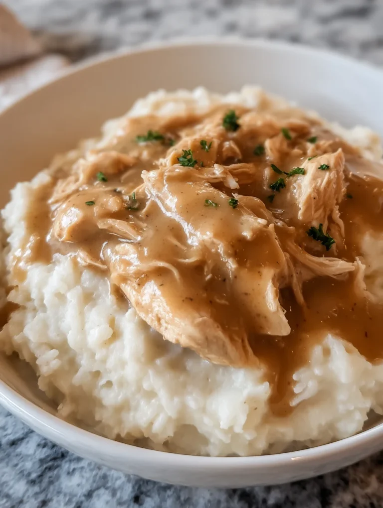 Slow Cooker Chicken and Gravy