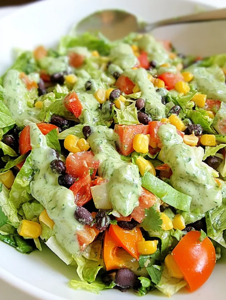 Southwestern Chopped Salad with Cilantro-Lime Dressing