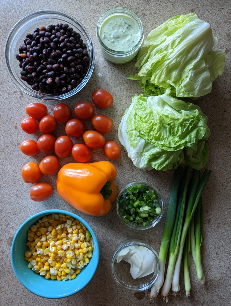 Southwestern Chopped Salad with Cilantro-Lime Dressing