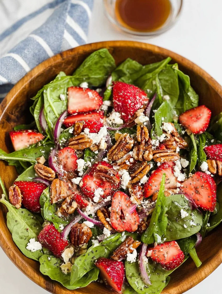Spinach Strawberry Salad