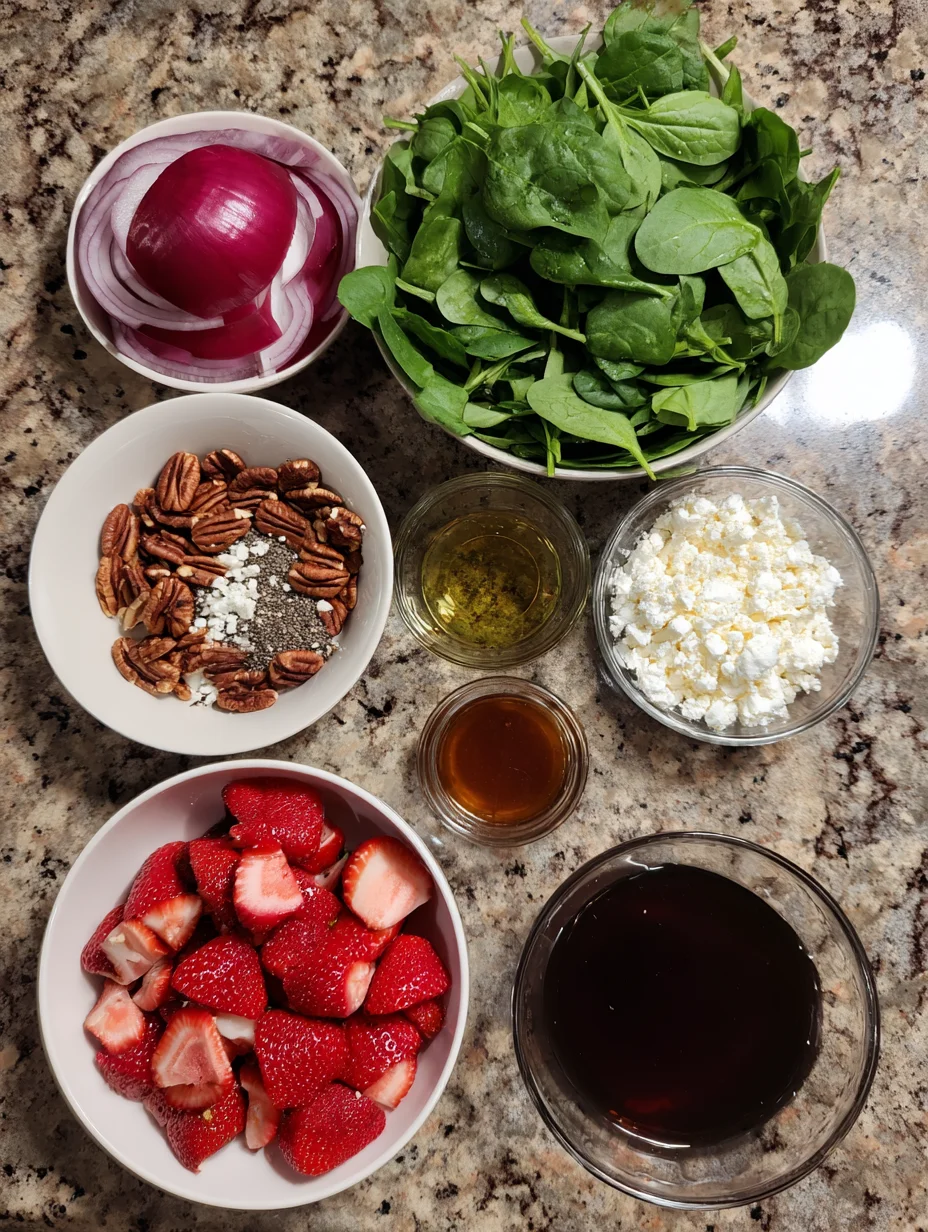 Spinach Strawberry Salad