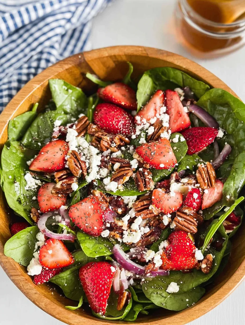 Spinach Strawberry Salad