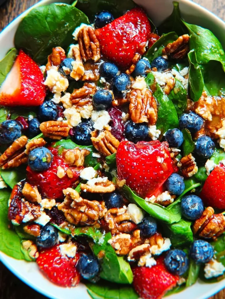 15-Minute Strawberry Spinach Salad