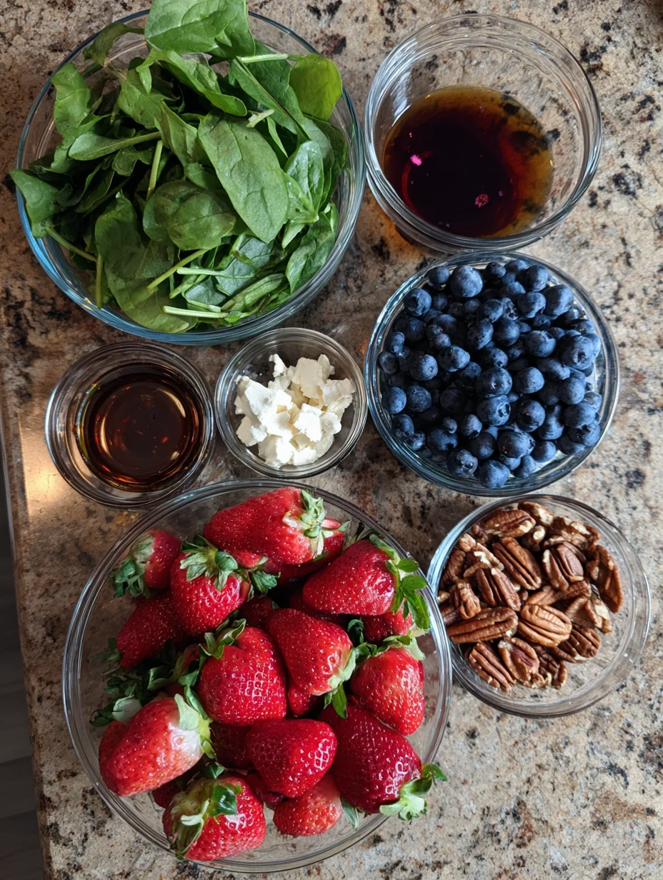 Strawberry Spinach Salad