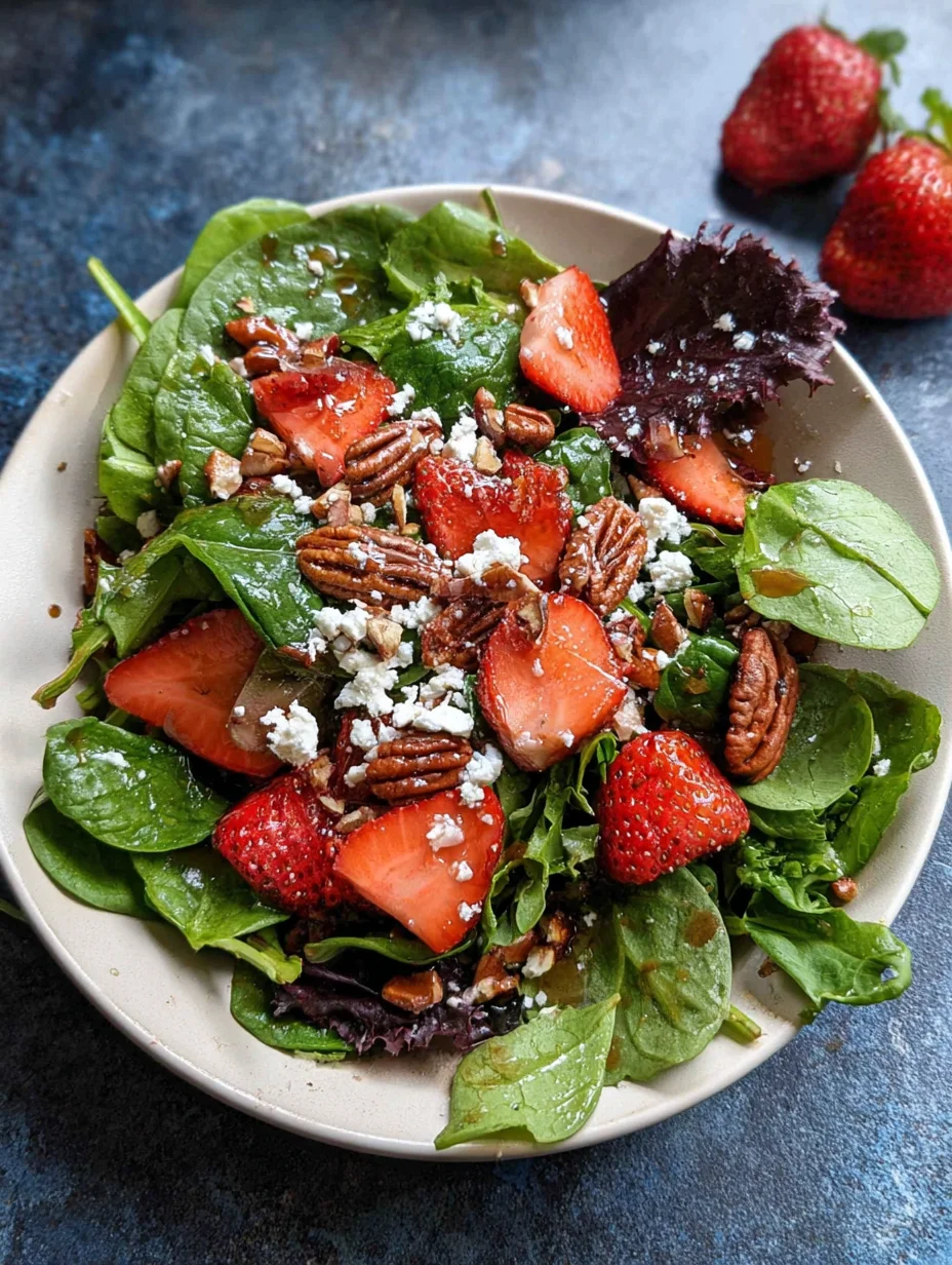 Strawberry Spinach Salad