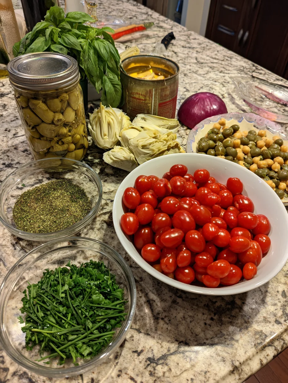 Tuscan Artichoke Tomato Salad
